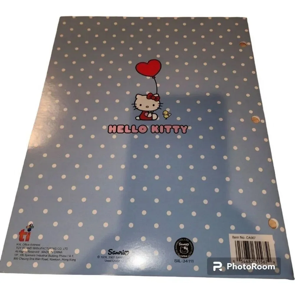 New Sanrio Hello Kitty 3 Ring Pocket Binder Lot‎ Lot Of 3